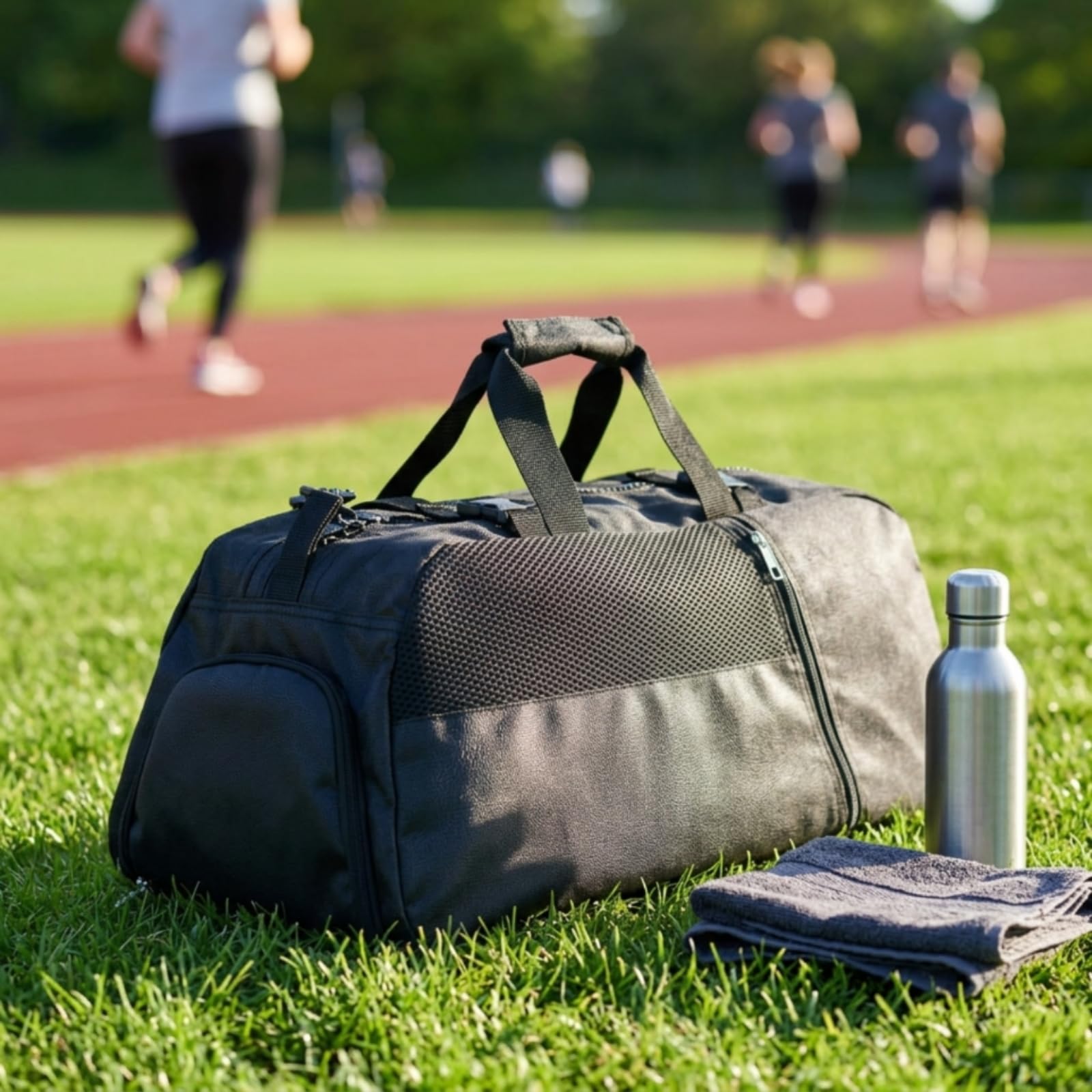 rockible Borsa Sportiva Contenitore Portaoggetti Borsone Zaino Borsa da Viaggio Borsa Palestra Versatile Convertibile Manico Superiore Spallacci Regolabili