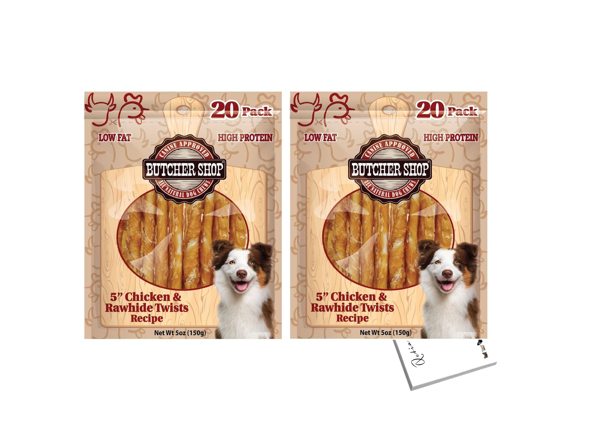 Butcher Shop Pet Food Butcher Butcher Shop 5-in Chicken Rawhide