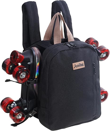JajaHoho Roller skates bags for Women Men, Multi-functional Sports Backpack for Rollerskates, Ice skates, Inline skates