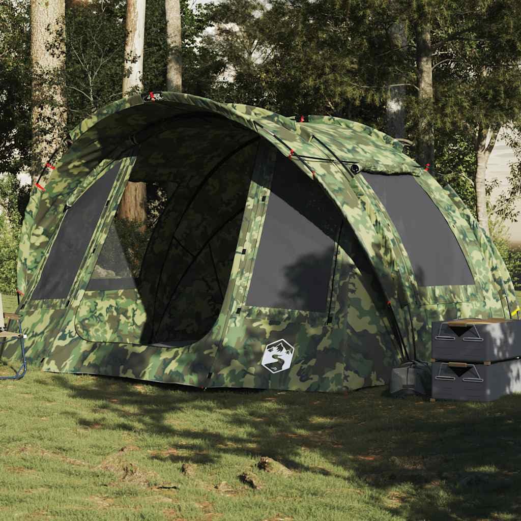 vidaXL Angelzelt Karpfenzelt Campingzelt Anglerzelt 2 Personen Wasserdicht