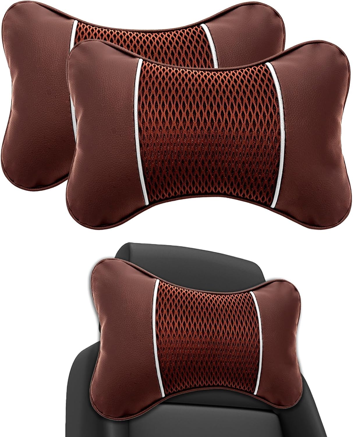 Car Neck Pillow, For Fiat Doblo (2010+)/Fiat 500 (2013+), Headrest Cushion