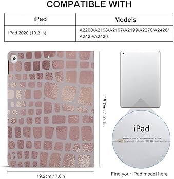 Amazon.com: Niapessel for iPad 9th Generation Case/for iPad Air