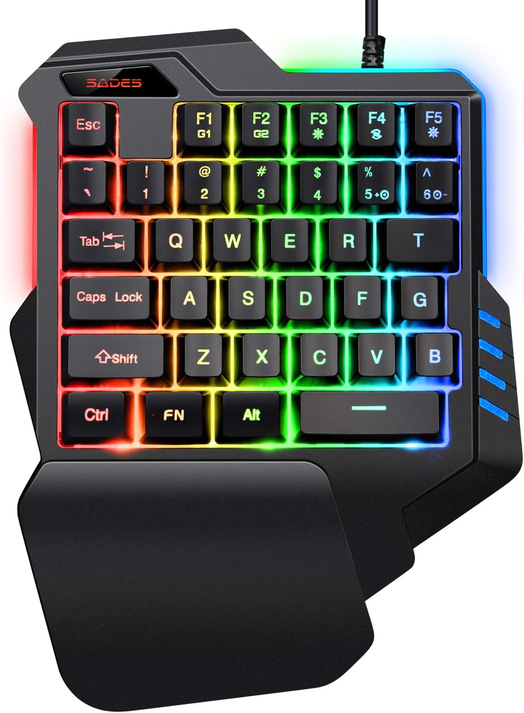 SADES Gaming Keyboard,Gaming keypad, OneHand Gaming