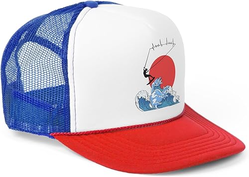 Miniatura 5 de Novelty Kiteboarding Kite-Surfing Powerkiting PowerKite Kitesurf Wakeboarding Paragliding Trucker Caps