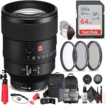 Amazon.com : Sony FE 135mm f/1.8 GM Lens (SEL135F18GM) – Full