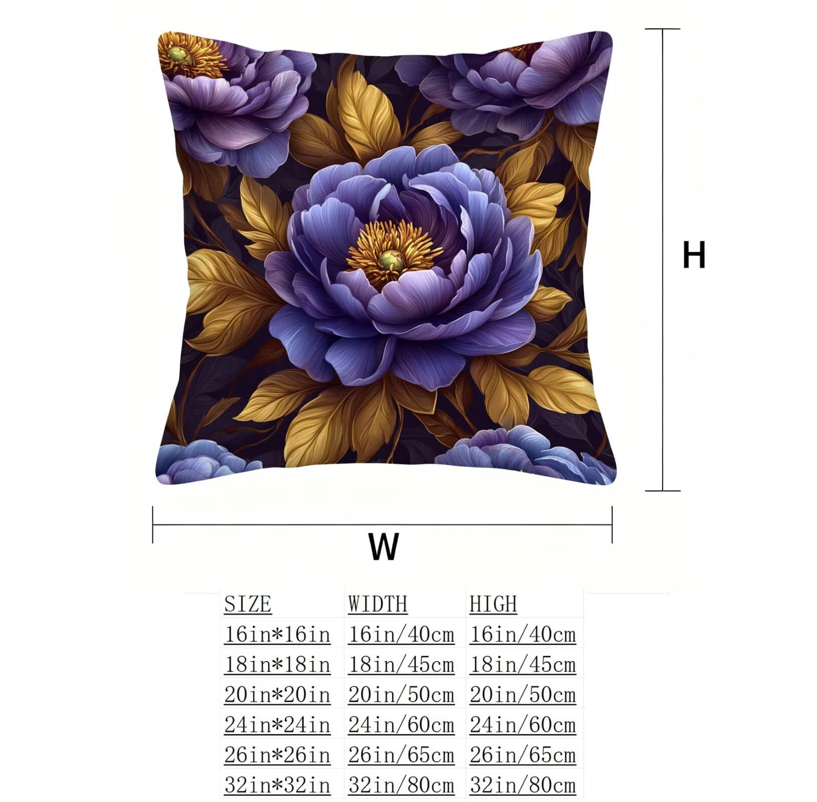 PúRpura Funda Cojin 60x60 MarróN Funda Almohada 60x60 Cojines Sofa Súper Suave Fundas Cojines Decorativos Fundas Almohadas 4 Piezas Cervicales y Cuello, para Hogar Sofa Cama Salon Decoracion E - 927