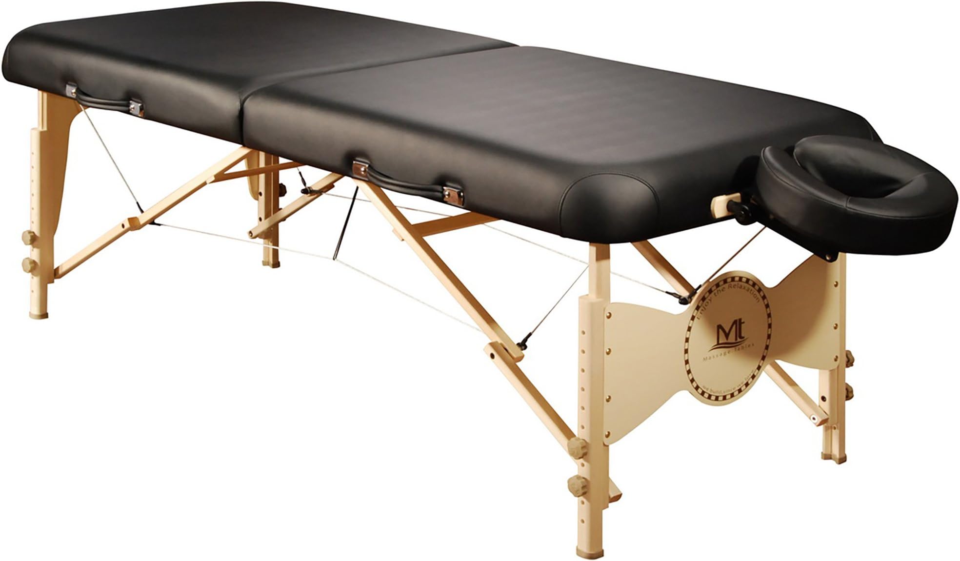 Mt Massage Midas Plus Professional Portable Massage Therapy Beauty Bed Couch Table … (Black)