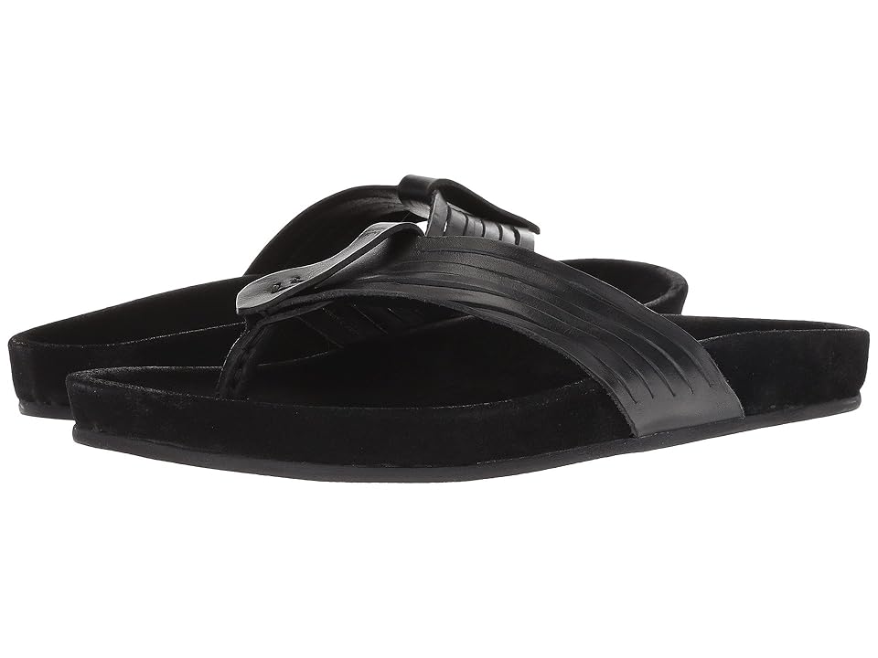 

John Varvatos Collection Almada Woven Thong (Black) Men's Sandals