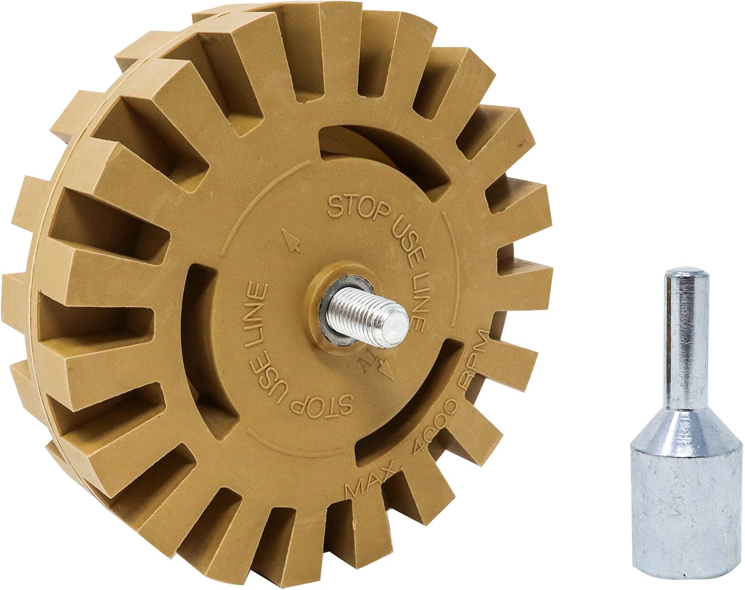 The Pin Force Adhesive Remover, Eraser Wheel, Decal Remover Eraser