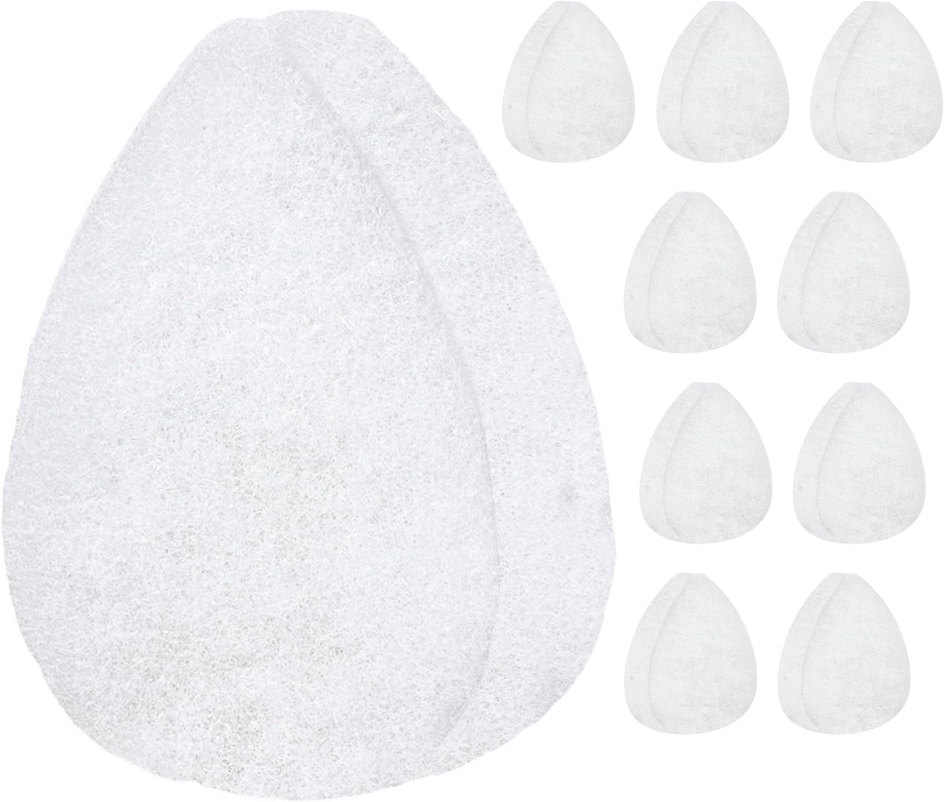 IMPRESA Facial Exfoliating Pads - Extra Thick White Pad Face Sponge - Deep Cl...