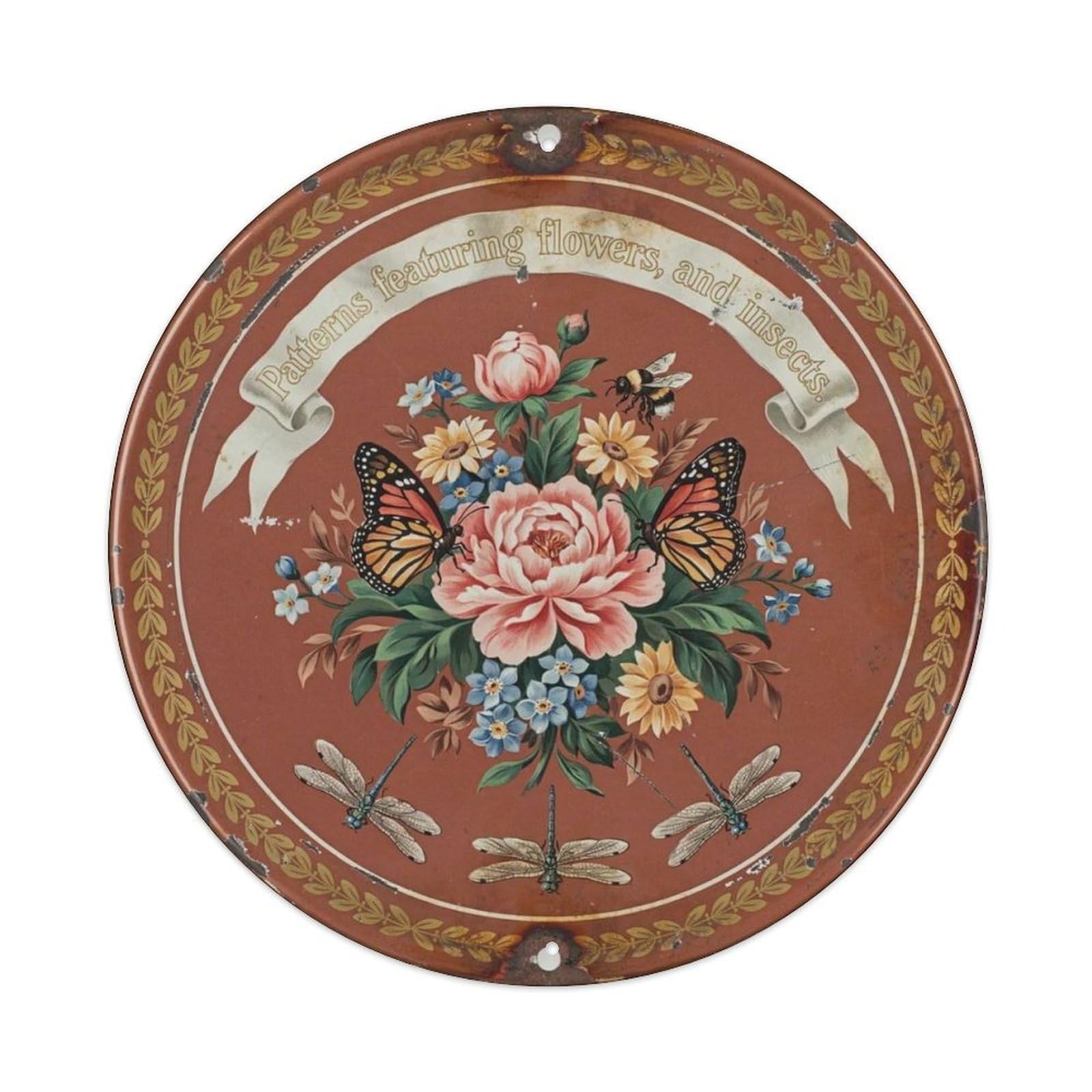 Garden-Botanical Metal Tin Sign Plaque