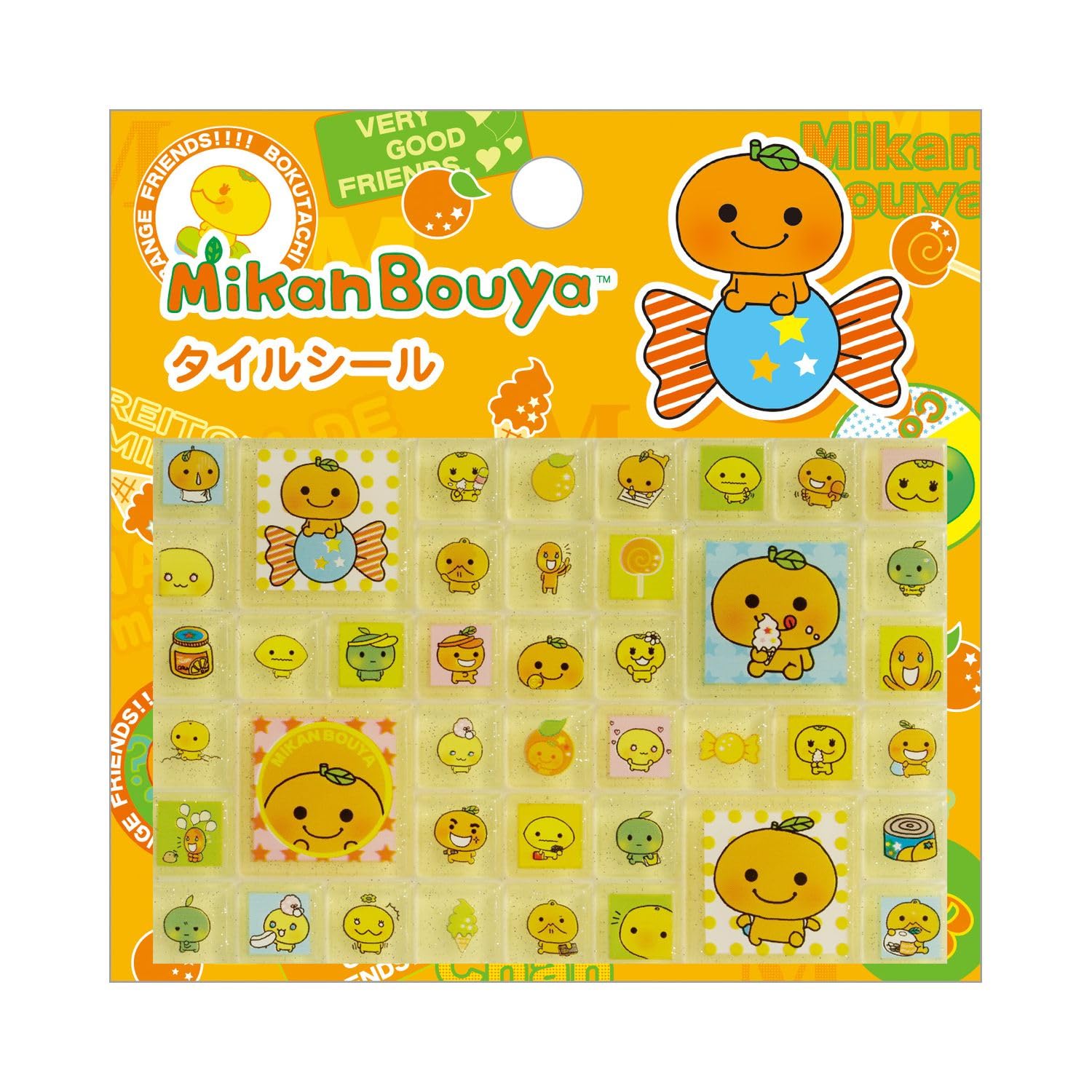 Amazon | サンエックス サンエックスユニバース タイルシール みかん