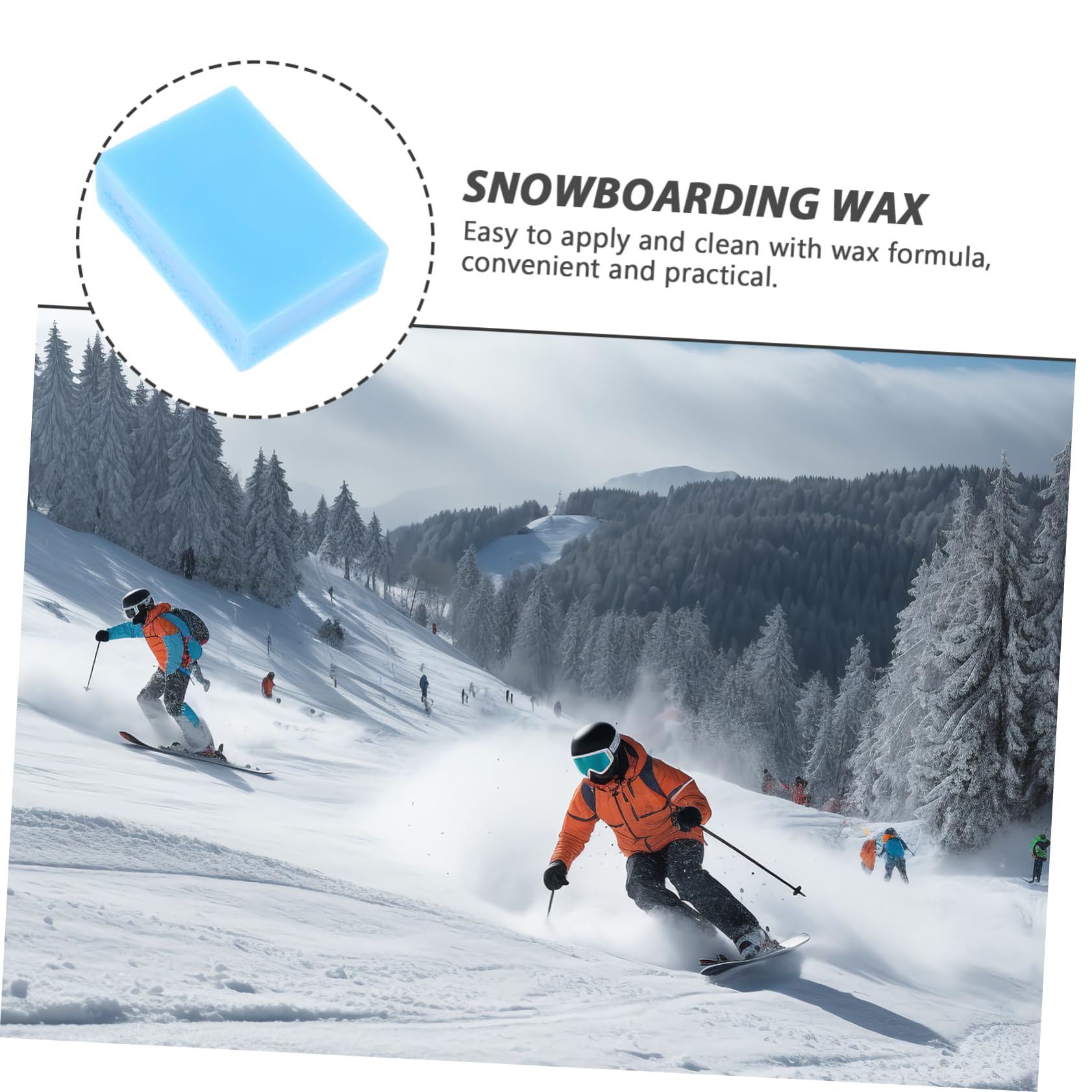 Yardwe 3 Pezzi di per Snowboard Detergente per per Skateboard per Sci Proteggere Snowboard Rotante Piastra Scorrevole per Pulizia per Pulizia Profonda