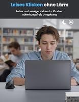 TECKNET Ergonomikus Bluetooth Egér Vezeték Nélküli 3 Eszközhöz 4800 DPI Csendes 7