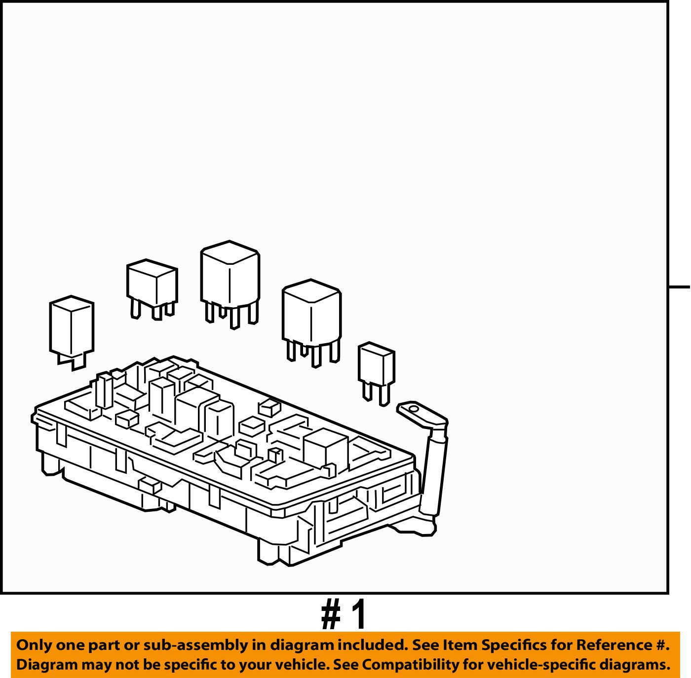 General Motors GM OEM Electrical Fuse Relay-Junction Block 84076946