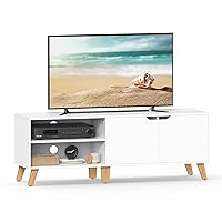 VASAGLE Mobile TV per Televisore fino a 60 Pollici, Armadietto per TV con 2 Ante