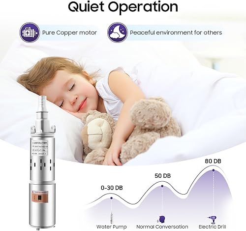 Miniatura 4 de Bomba solar de agua sumergible de pozo profundo de acero inoxidable, bomba de pozo de perforación solar, bomba de pozo de mano para riego agrícola,