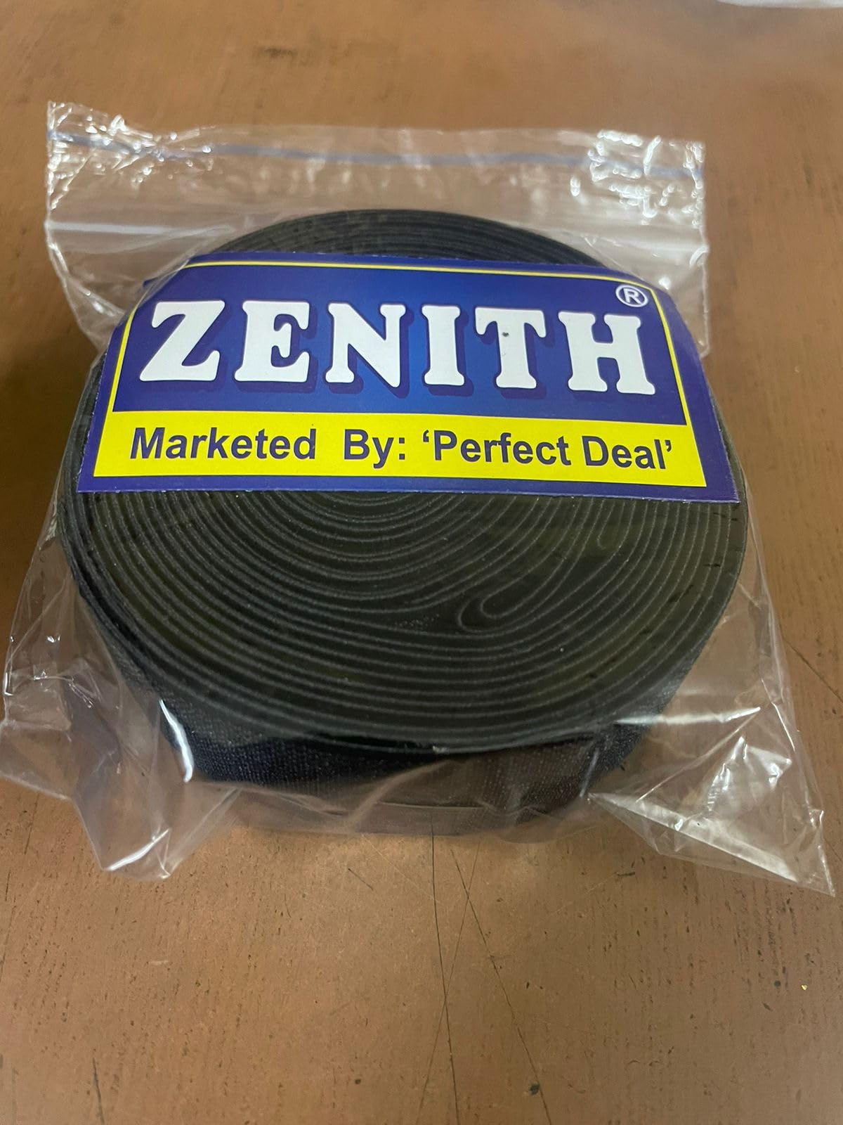 ZENITH Black Elastic 15 Meters Black 1 inch Width elasti for Tailoring and Sewing Black
