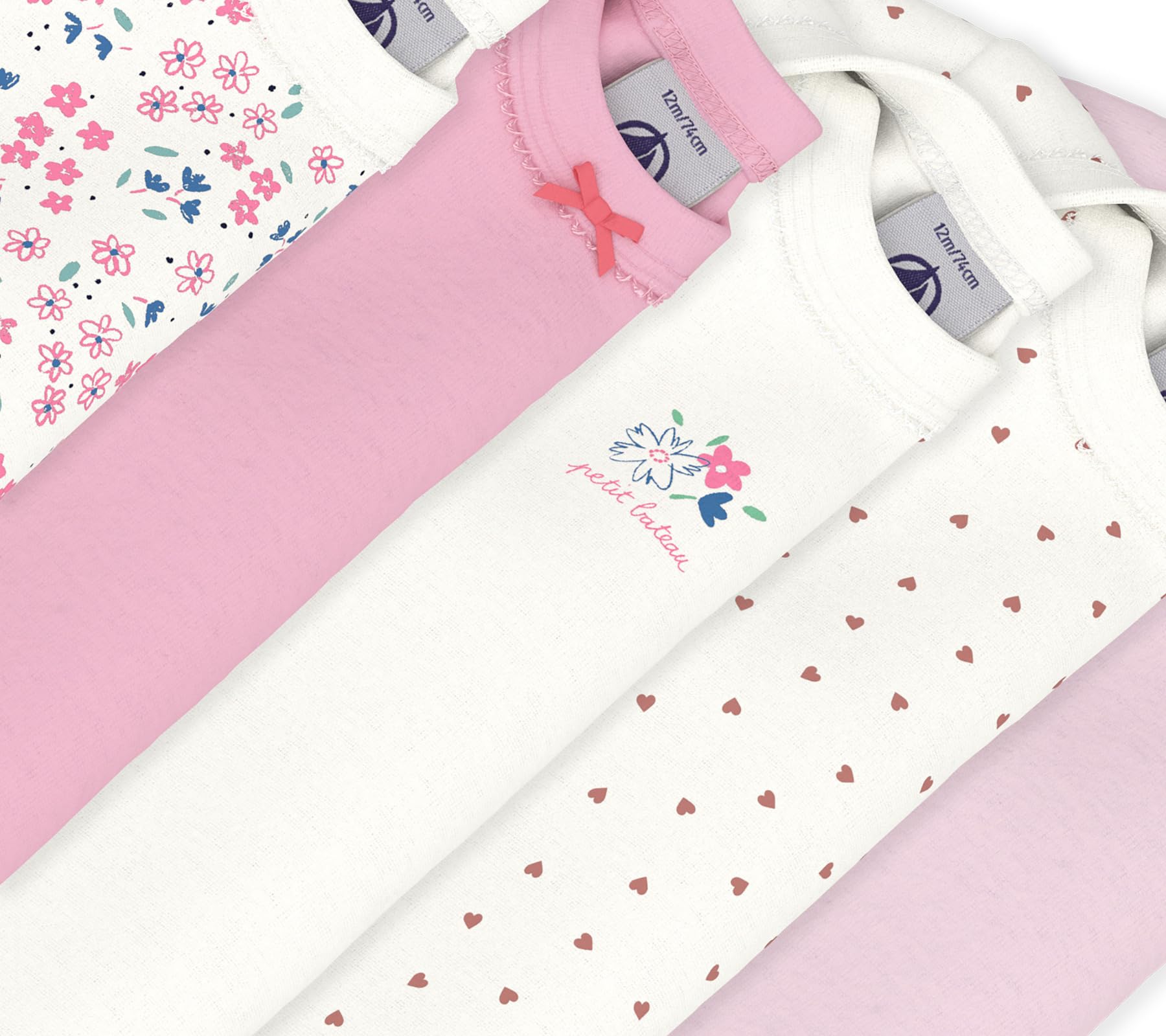 Petit Bateau Ropa Día Bebé Niña, Variante 1, 18 Meses