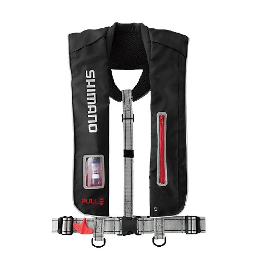 Shimano VF-051K Life Jacket, For Adults, Raft Air Jacket