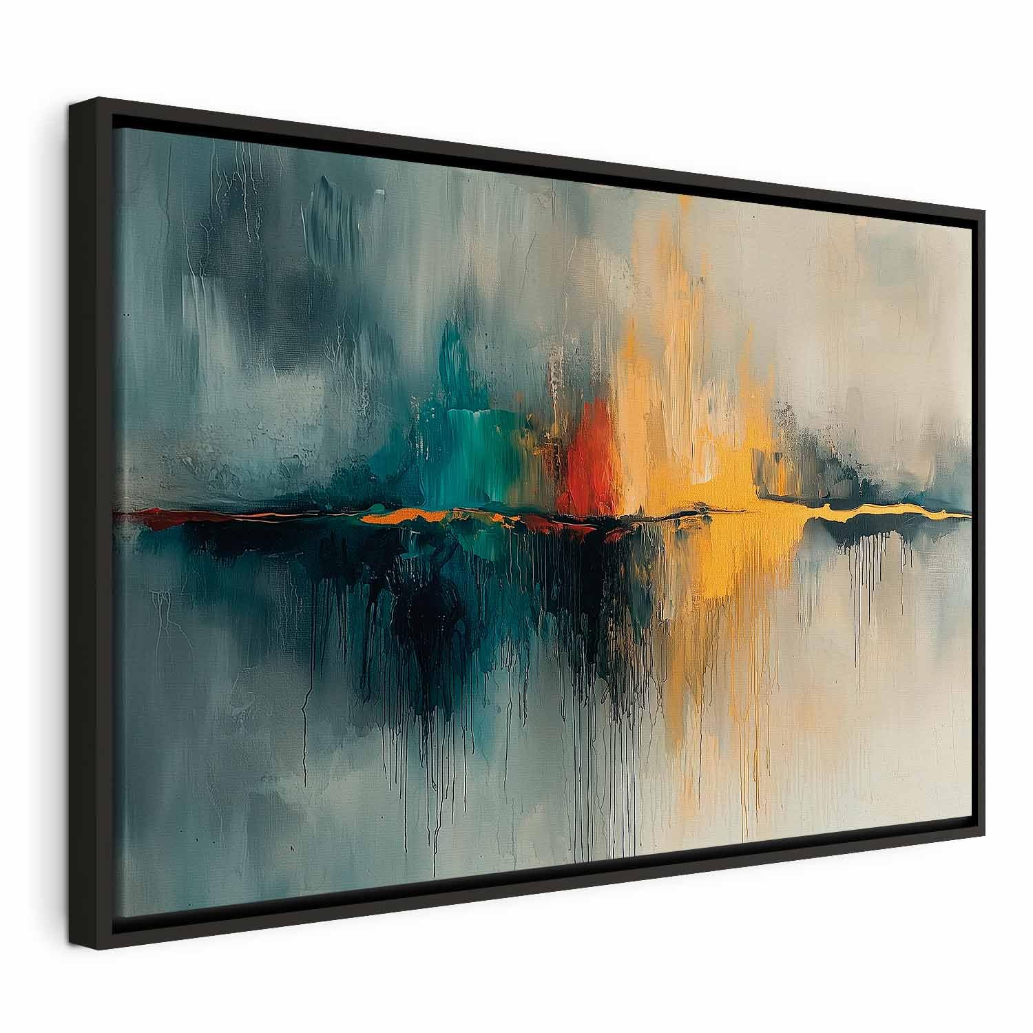 murando - Obraz Akustyczny na Płótnie Strukturalnym Abstrakcyjny Krajobraz 60x40 cm - Panel Akustyczny Dekoracyjny Obraz Ścienny - Wygłuszająca Dekoracja Ścienna do Sypialni a-H-10167-b-a