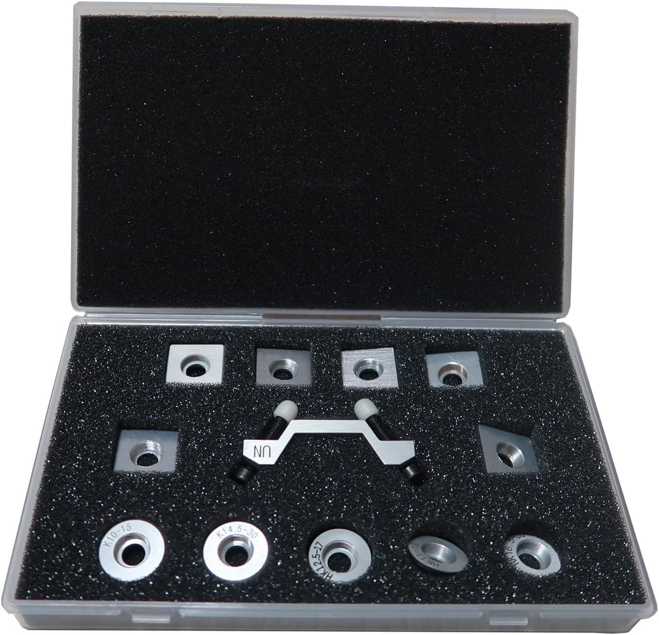 Metal Hardness Tester Kit Support Rings Set(12pcs) of Hardness Tester Support to Test Cylindrical Outside Surface