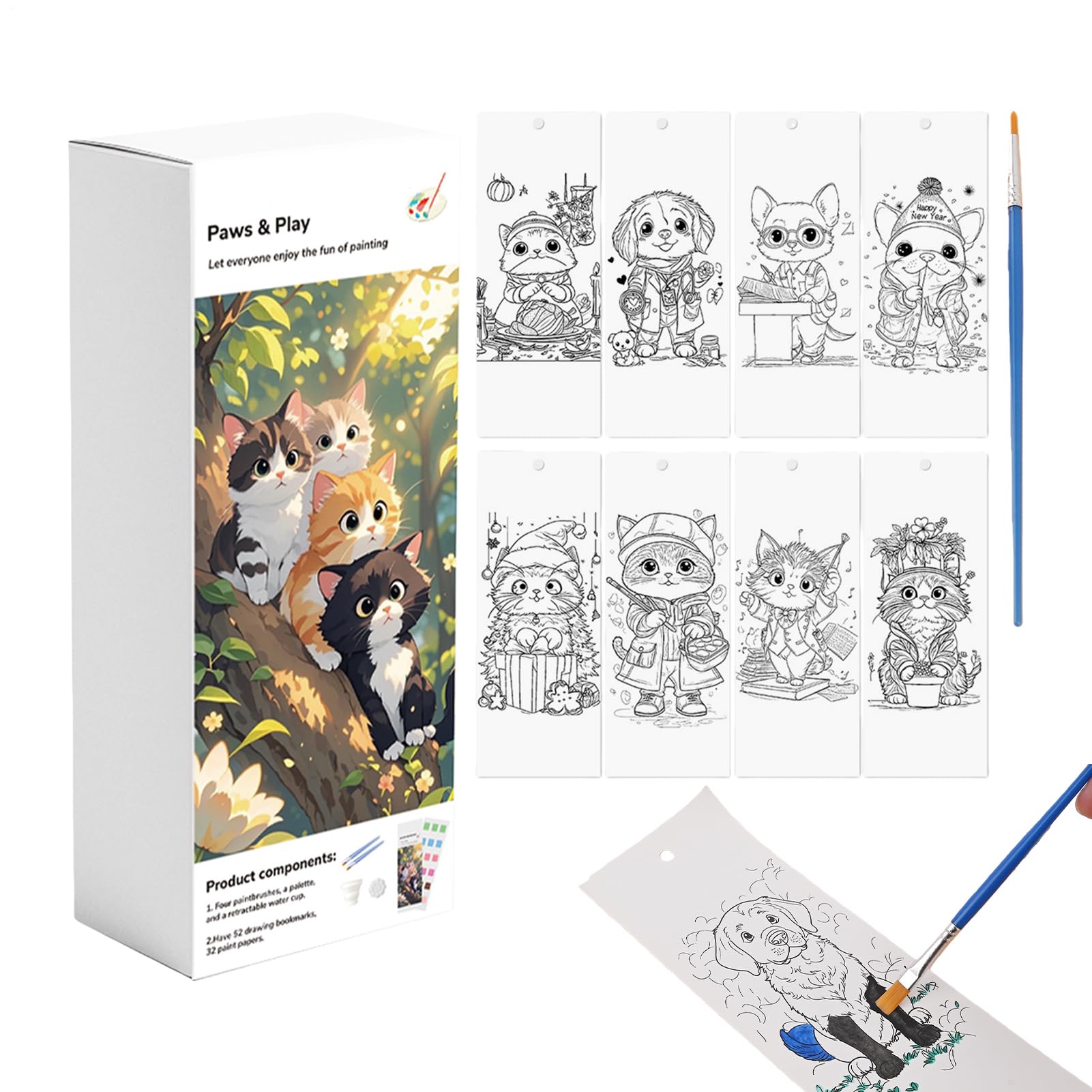Livre de coloriage aquarelle pour s'occuper en voyage
