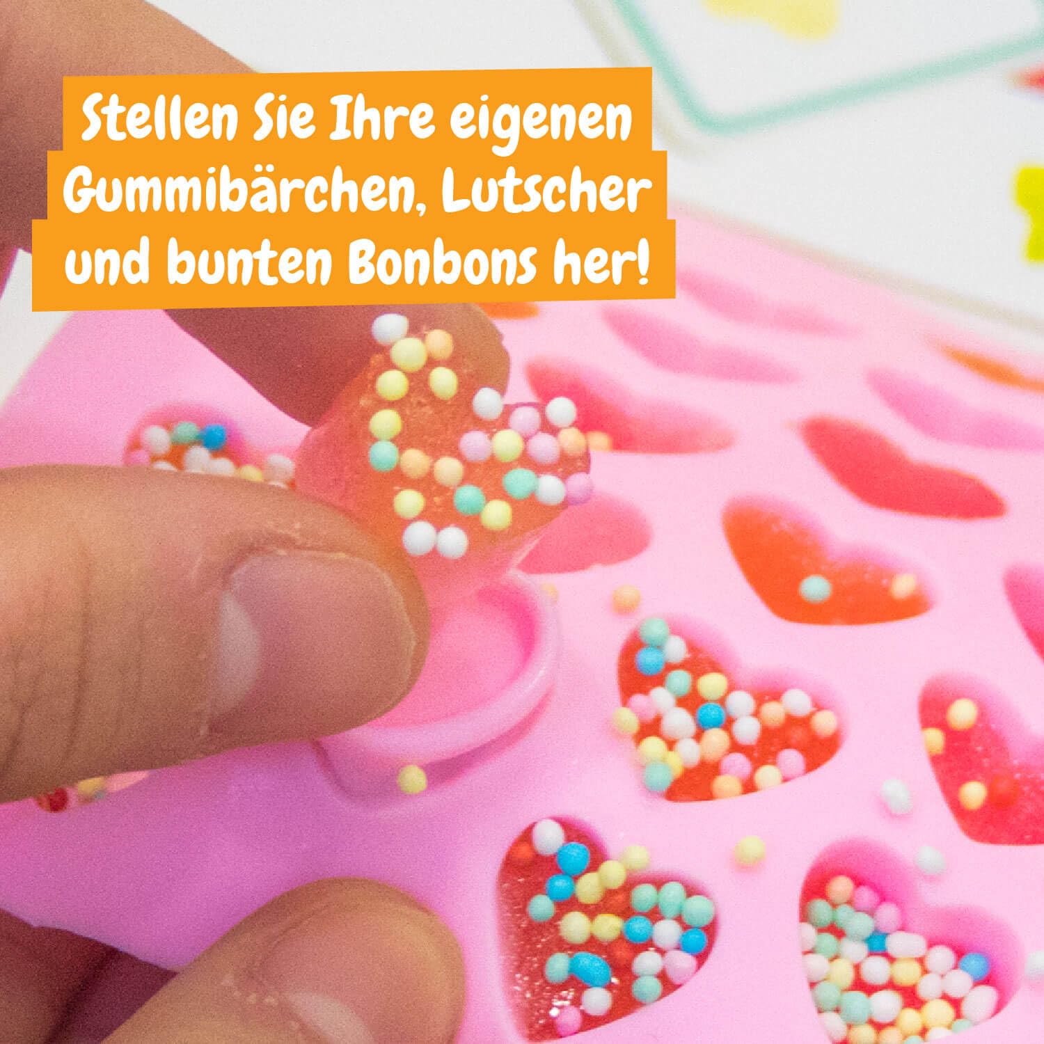 Science4you Süßigkeitenfabrik für Kinder - Machen Sie Ihre eigenen Süssigkeiten, Lutscher und vieles mehr, 26 Inhalt, Spiel und Spielzeug, Geschenk für 8+ jahre Junge und Mädchen