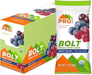 PROBAR Bolt Organic Energy Chews, Berry Blast