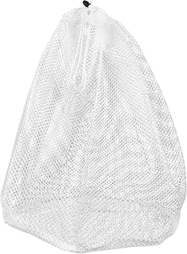 EXCEART Bolsa grande de malla con cordón, bolsa de lavado duradera para ropa, abrigos y sudaderas con capucha, conveniente organizador de viaje para