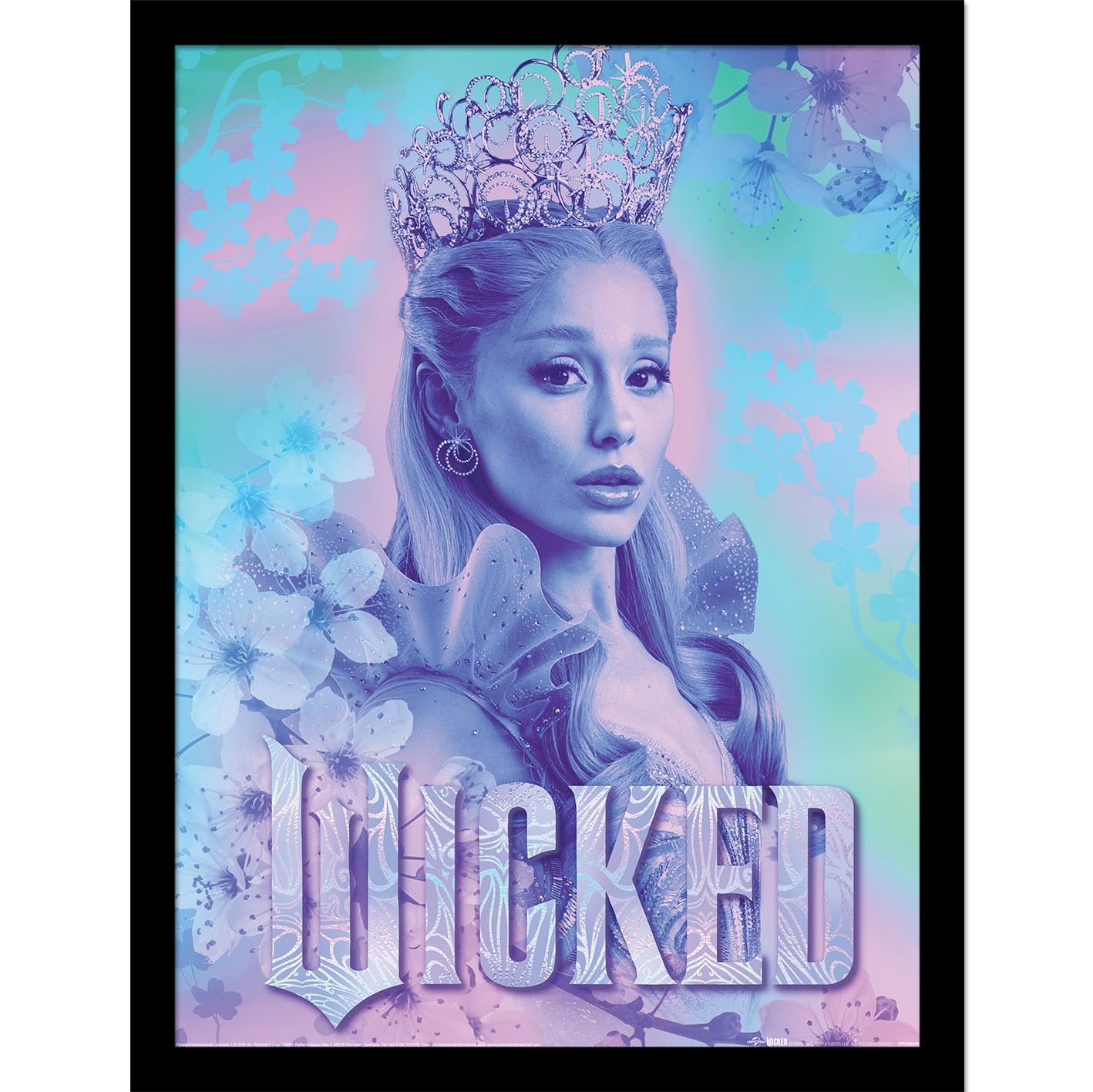 Pyramid International Official Wicked 2 Collector Print – (Glinda) | Premium Decorative Art for Theatre Lovers & Collectors | 30cm x 40cm Framed Poster