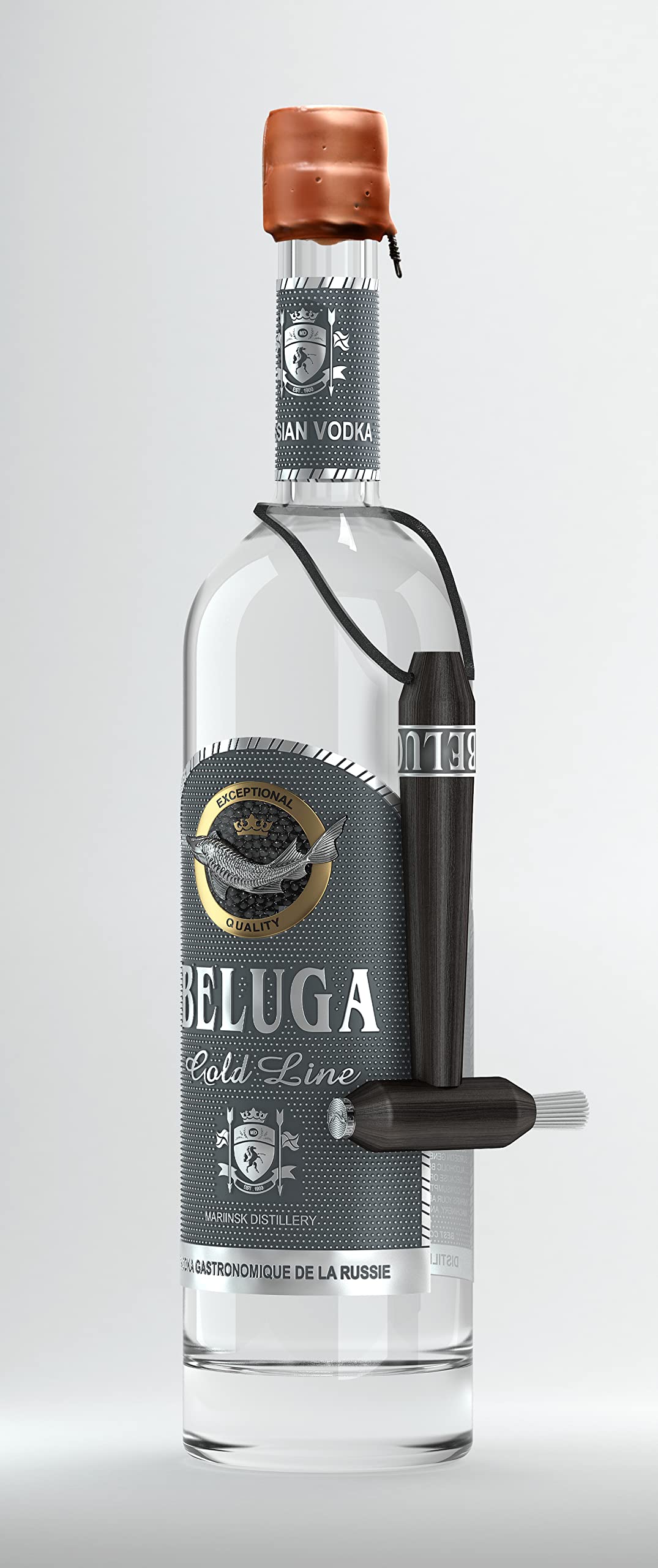 Beluga Gold Line Noble Russian Wodka mit Geschenkverpackung (1 x 1.5 l)