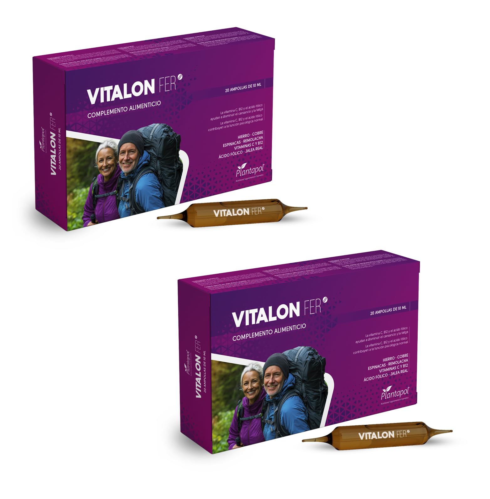 Pack 2 Unidades | VitalonFer 20 ampollas | Plantapol