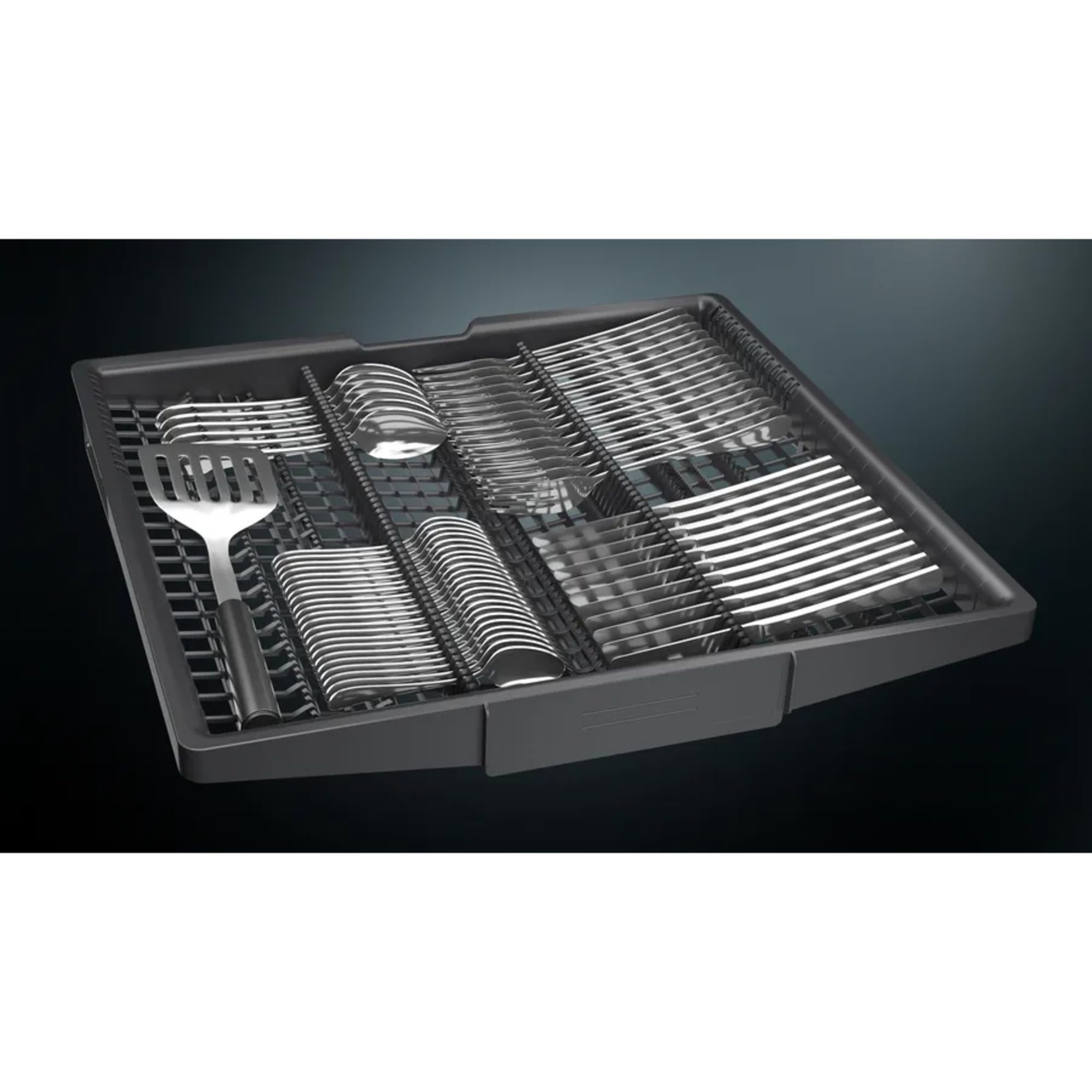 Siemens SX95EX12CE, iQ500 Smart Lavavajillas totalmente integrado, 60 cm, fabricado en Alemania, XXL, cajón de cubiertos, extra silencioso, VarioSpeed, AutoOpen Dry, GlassZone, VarioScharnier