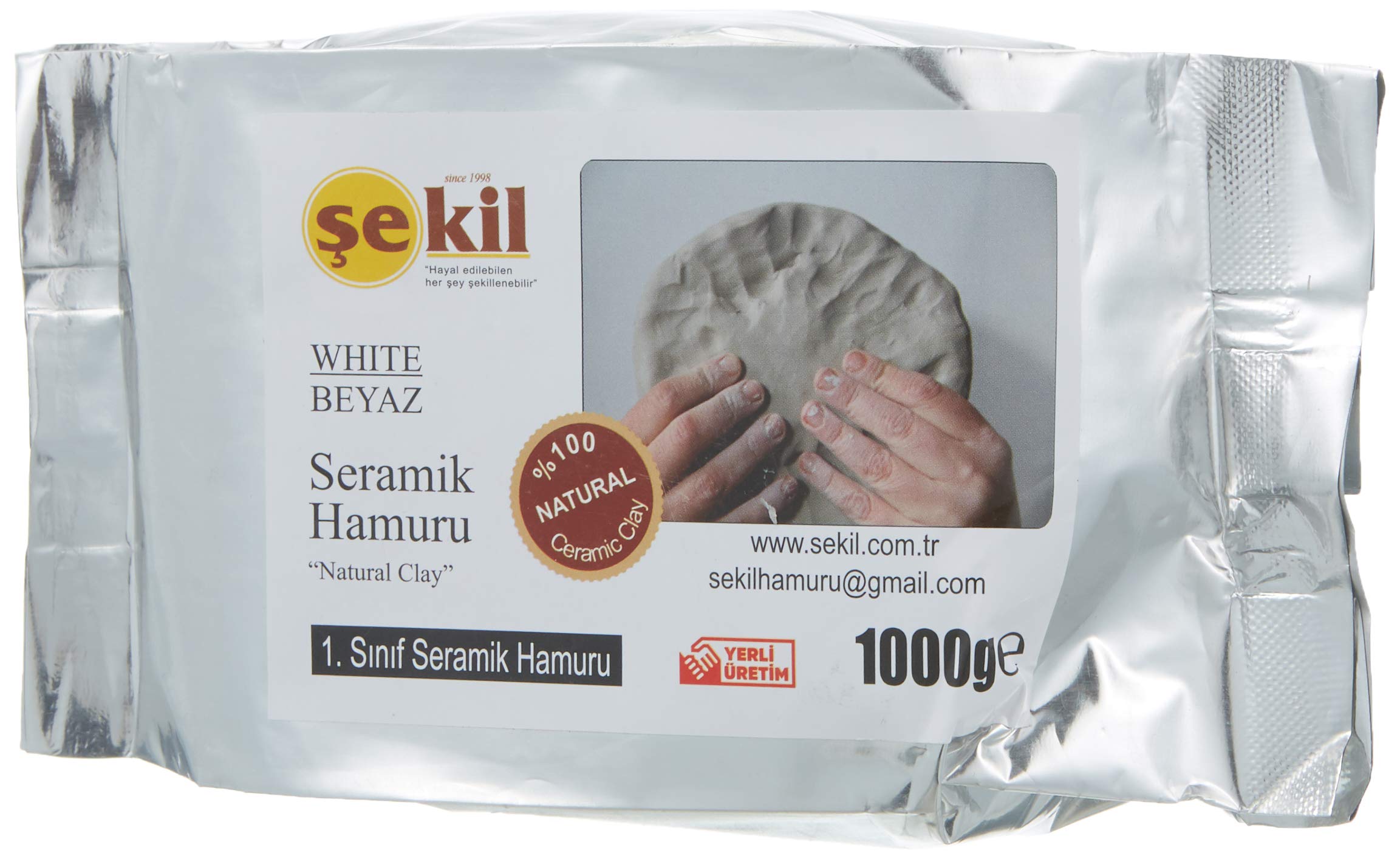 Pasta Ceramica Forma 1000 GR Bianco Pasta Ceramica
