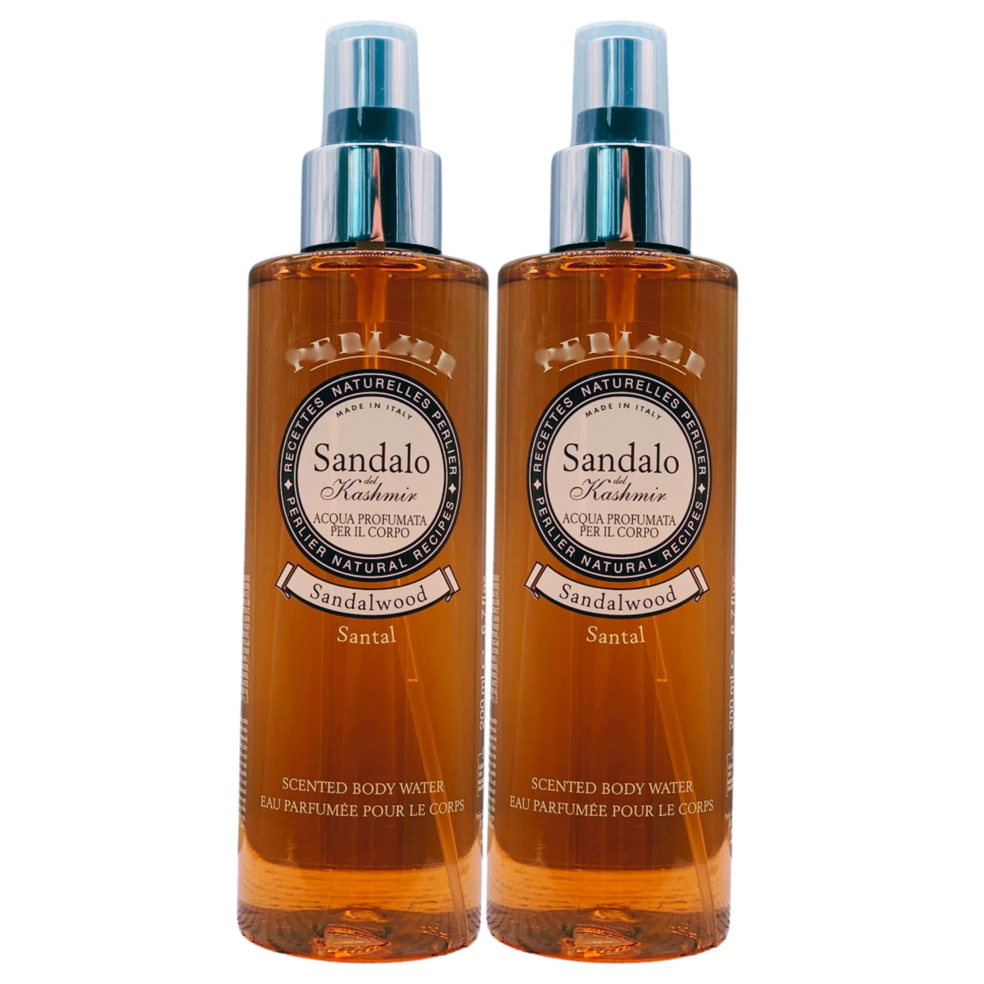 Acqua Profumata Per Il Corpo SANDALO Del KASHMIR, Offre Un'Esperienza Sensoriale Avvolgente e Raffinata. Fragranza Delicata e Sofisticata, Perfetta Per Chi Cerca Un Tocco Di Lusso 200ml (2 Unità)