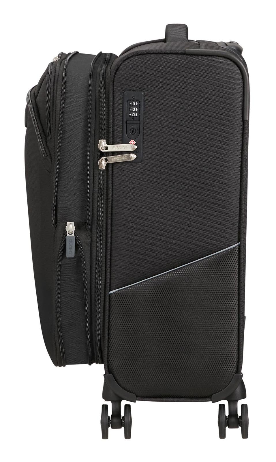 American Tourister Summerride Spinner 55/20 EXP TSA Trolley Black Negro