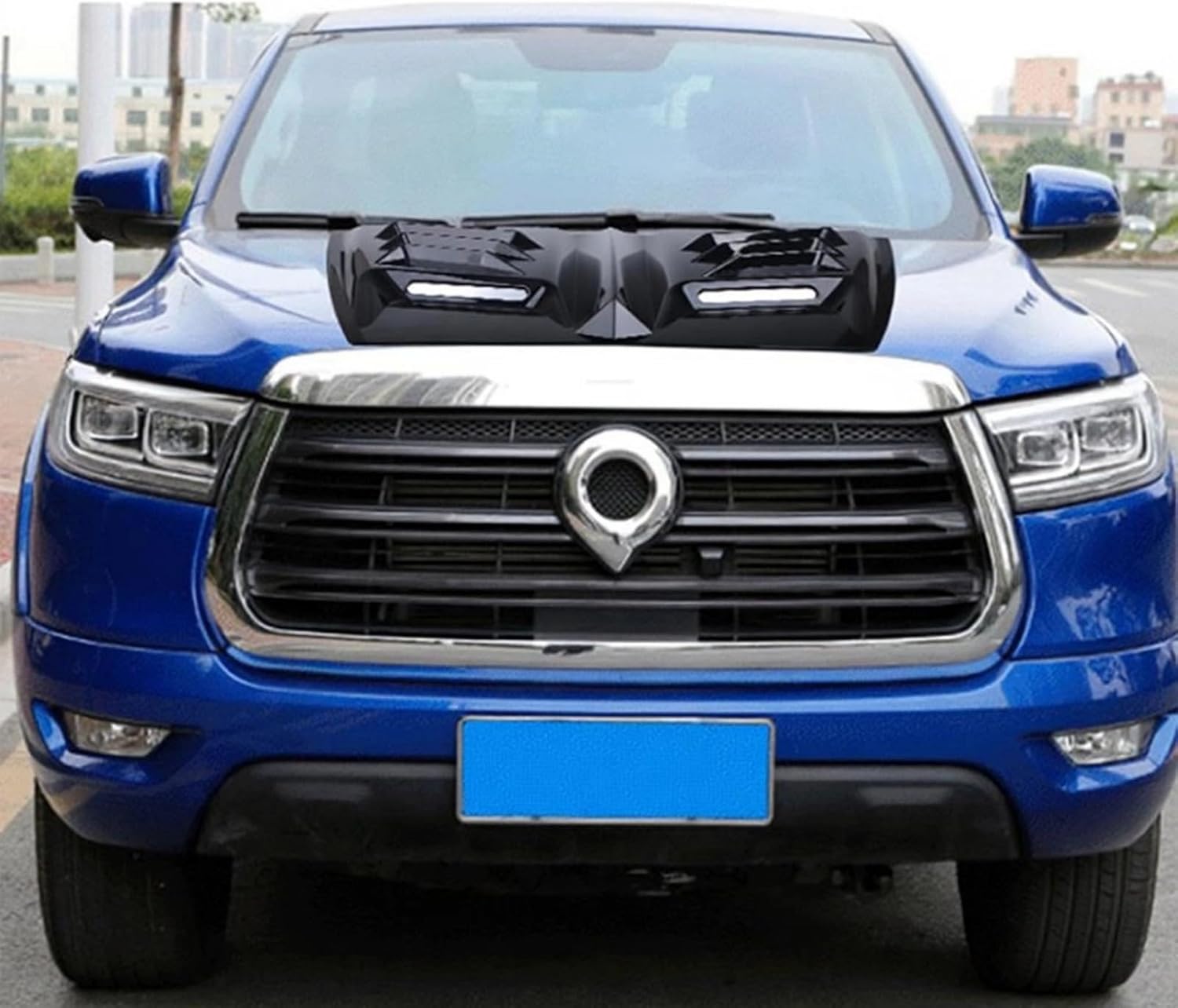 Easy Installation Center Side Hood Scoops Car Air Intakes Vents Decorative Cover Automotive Exterior Accessories Easy Install Automotive Exterior Hood Scoops for Car Air Flows Intakes Vents