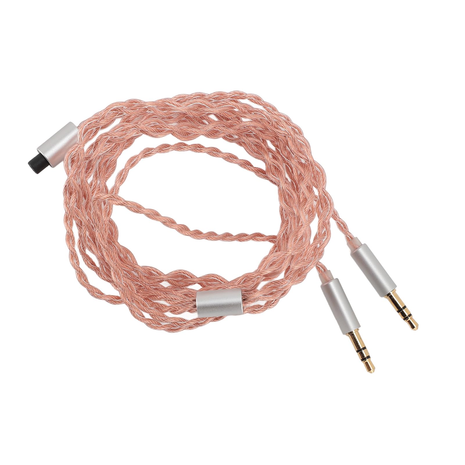Generic Kabel Adaptera Słuchawkowego, Podwójny od 3,5 Mm do 2,5 Mm 3,4 Słuchawki Dźwiękowe Y Kabel Splinter Wysoka trwałość Antiobstacle dla Telefonów Komórkowych PC (antyczny brąz)