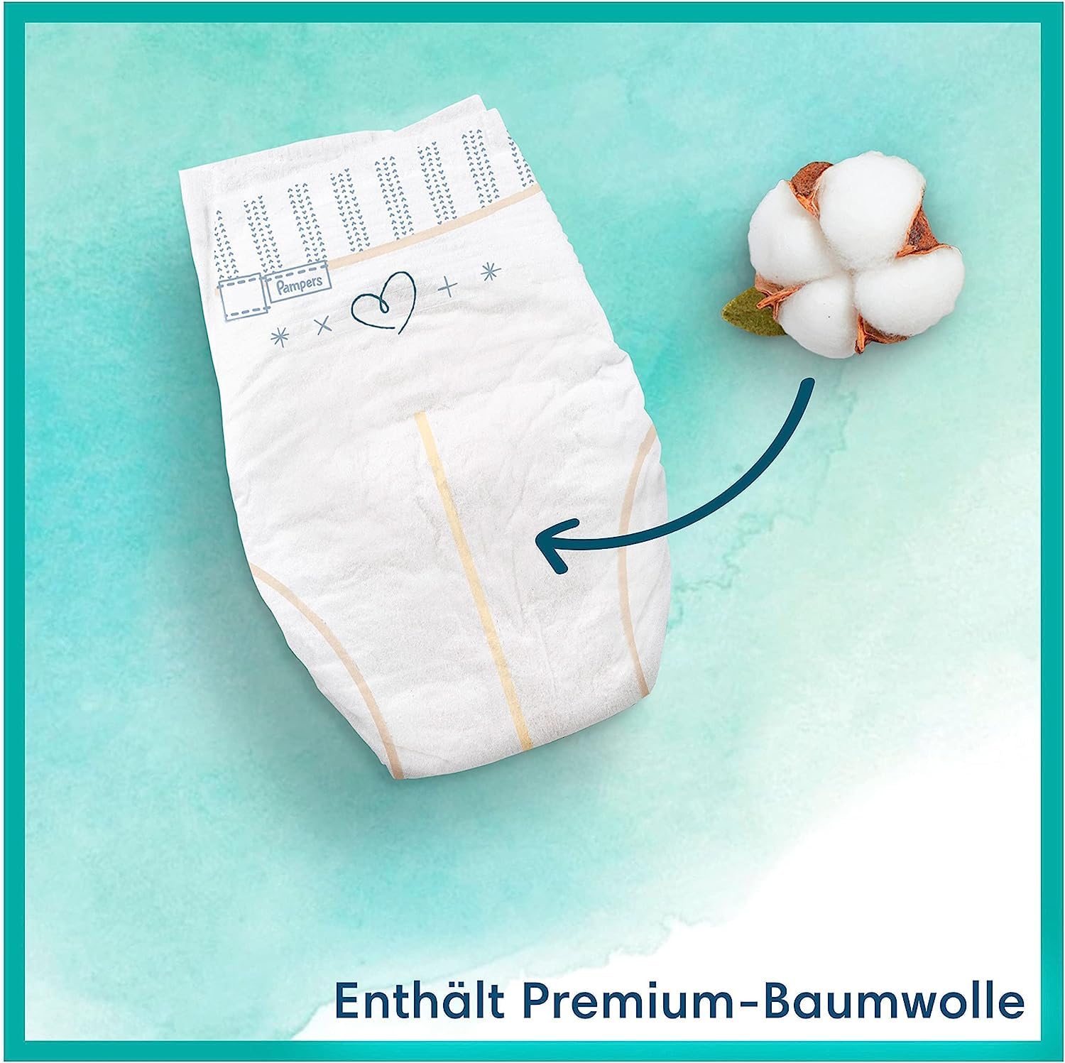 Pampers Harmonie Baby Set mit Windeln Größe 2 (4-8 kg, 240 Stück) MONATSBOX und Harmonie Aqua Baby Feuchttücher Box 720 Tücher (15 x 48), Baby Erstausstattung