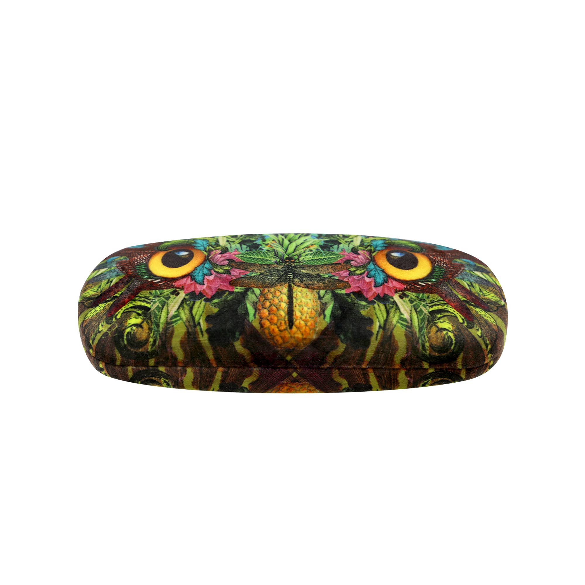 SANTORUS Designer Womens Glasses Case - Luxury Velvet Hard Case