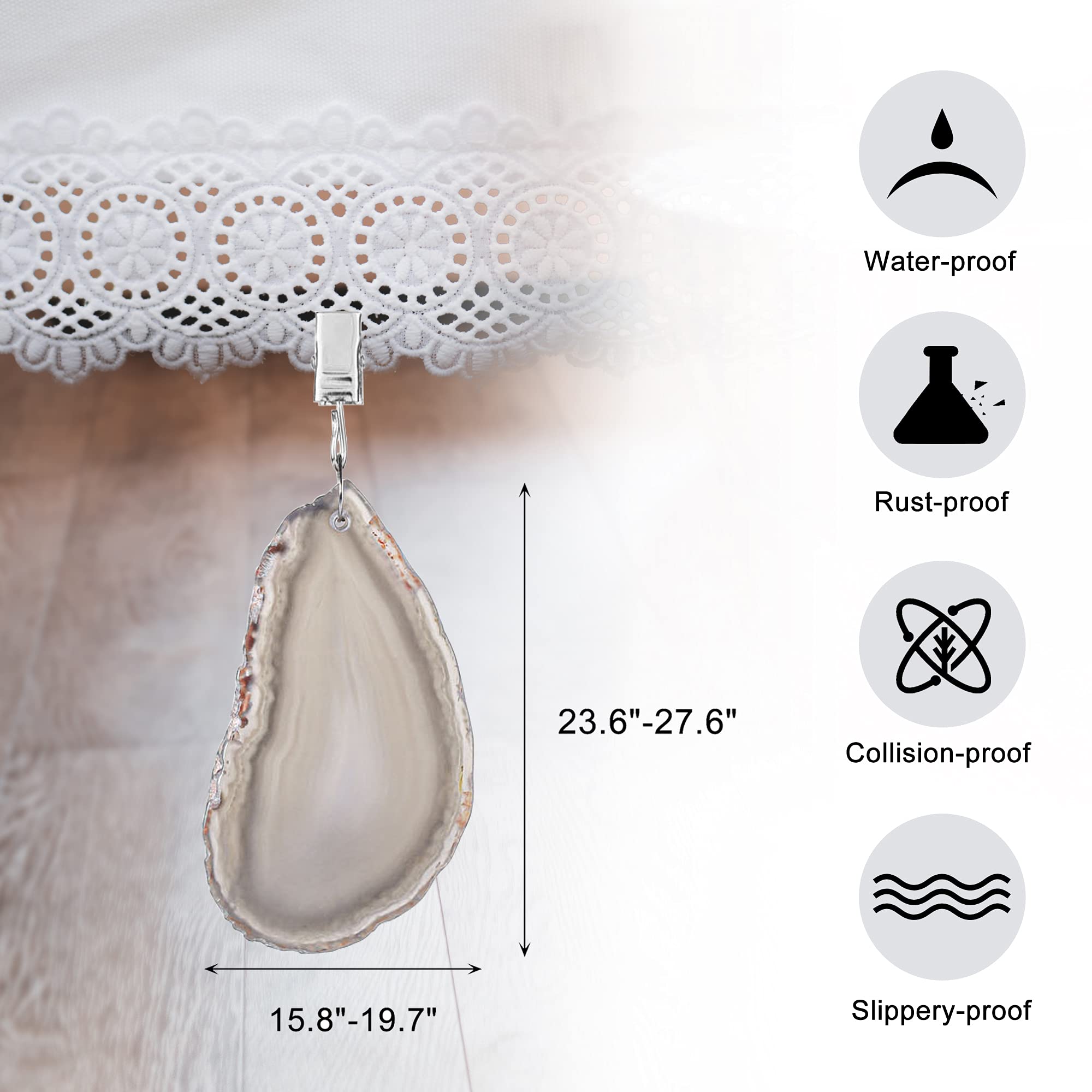 4 Tischdeckenbeschwerer Aus Zinklegierung - Windschutz Für Garten & Terrasse