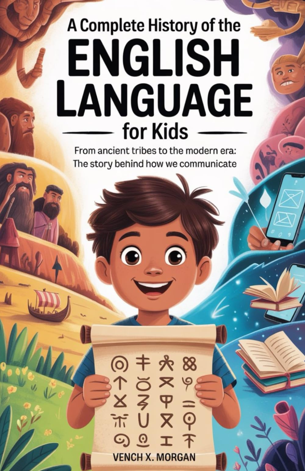 "A Complete History of the English Language for Kids": "From Ancient Tribes to the Modern Era: The Story Behind How We Communicate" (Helping Children Learn Ancient History)