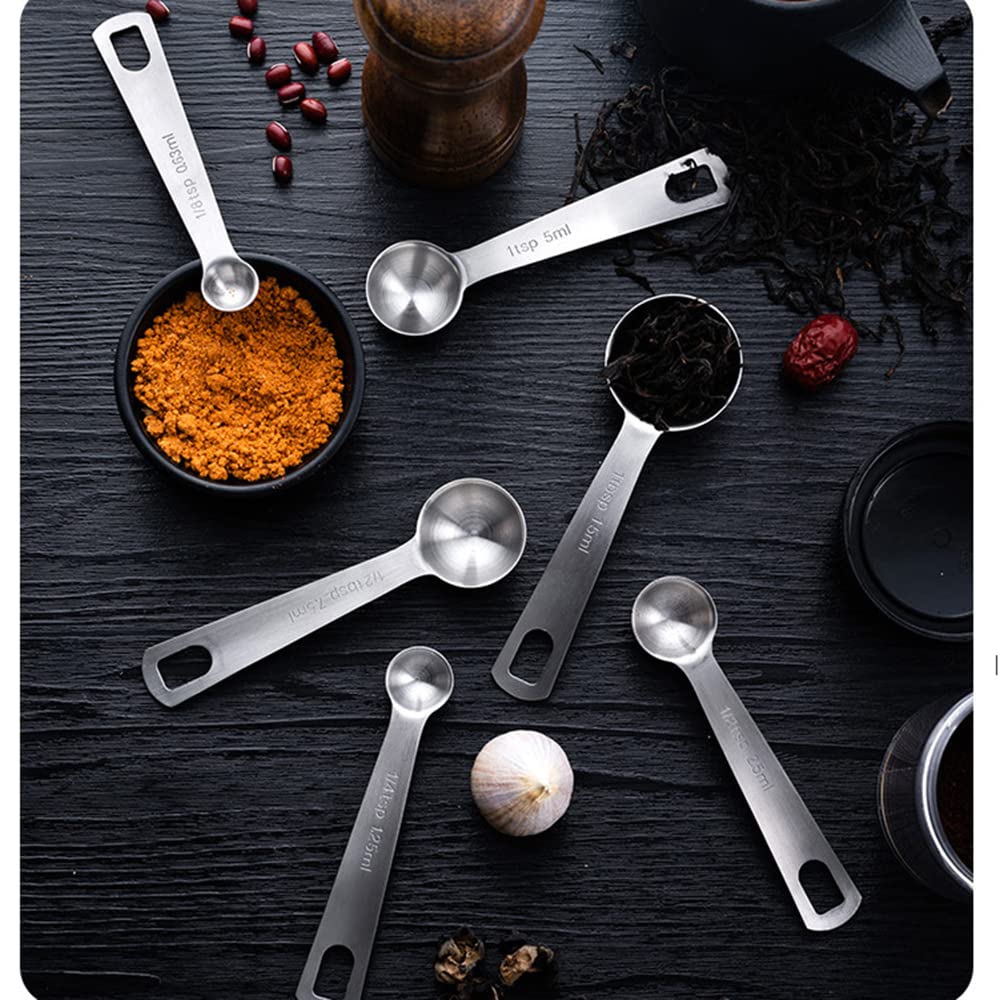 Amazon | hxaihlin(すみこ) 計量スプーンセット ステンレス