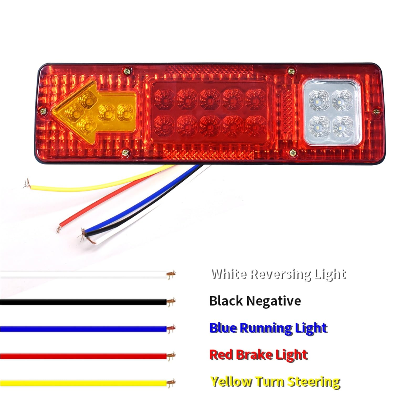 LED Oświetlenie pomocnicze Wszystko W Jednym Tylna Lampa