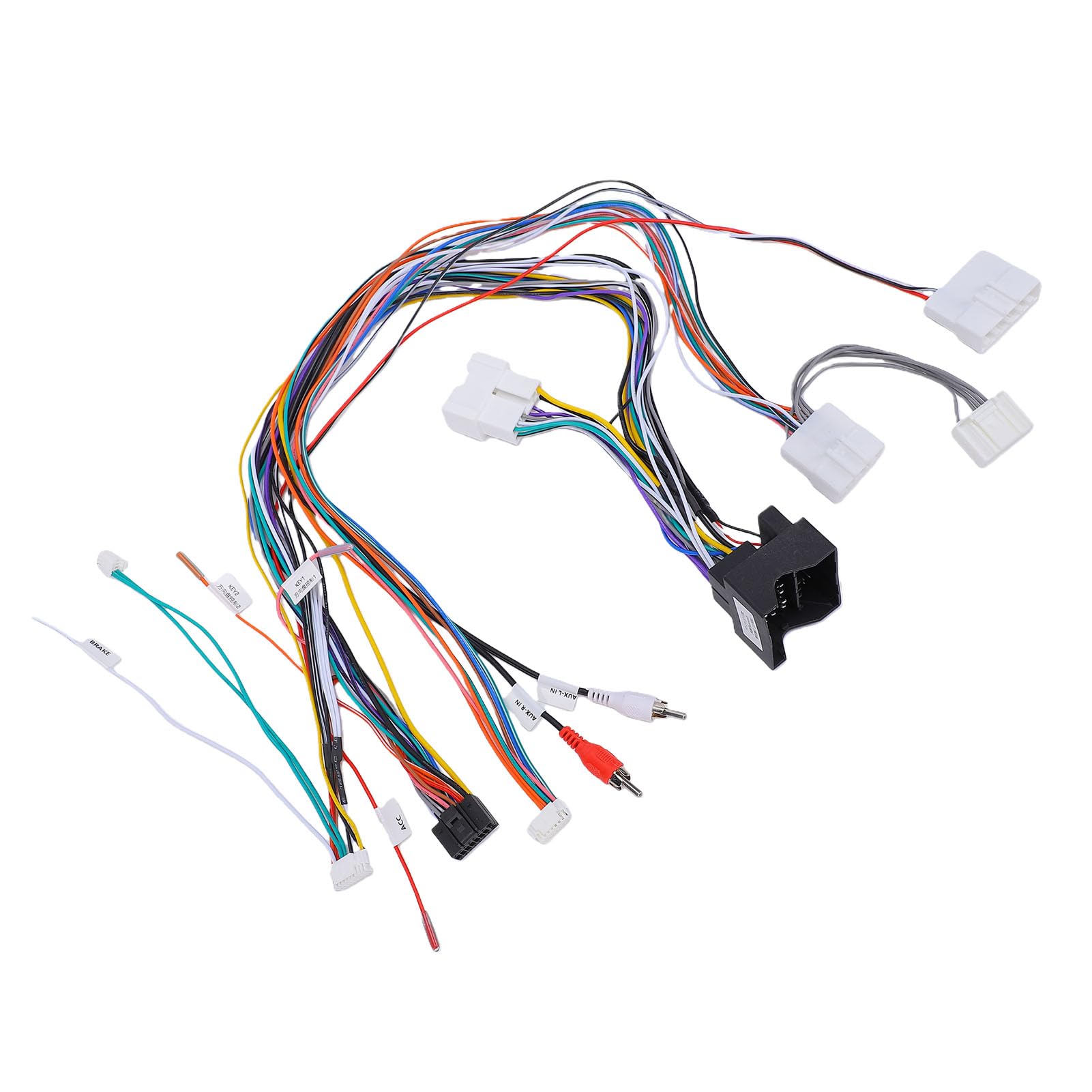 VBESTLIFE 16 Pines Arnés de Cableado de Radio de Coche con Caja Canbus