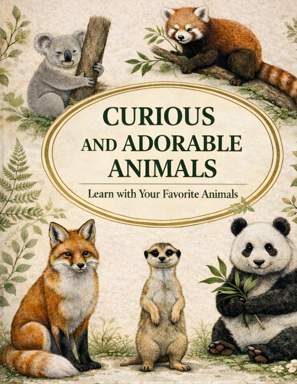 Curious and adorable animals: An easy-to-read book perfect for children aged 4–8