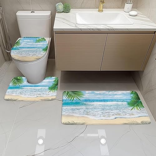 Miniatura 7 de UNICEU Alfombra de baño de 3 piezas para Día de Acción de Gracias, calabaza, pavo, hoja de arce, suave, absorbente, alfombrilla de baño +