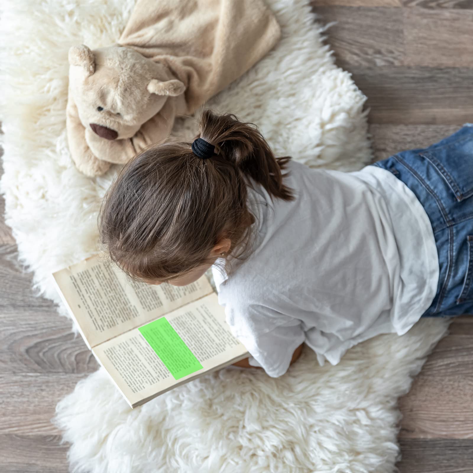 32 Pieces Colored Overlays for Dyslexia, Guided Reading Highlight Strips, Colored Overlay Reading Tracking Rulers for Dyslexia Irlens, ADHD and Visual Stress - Image 5