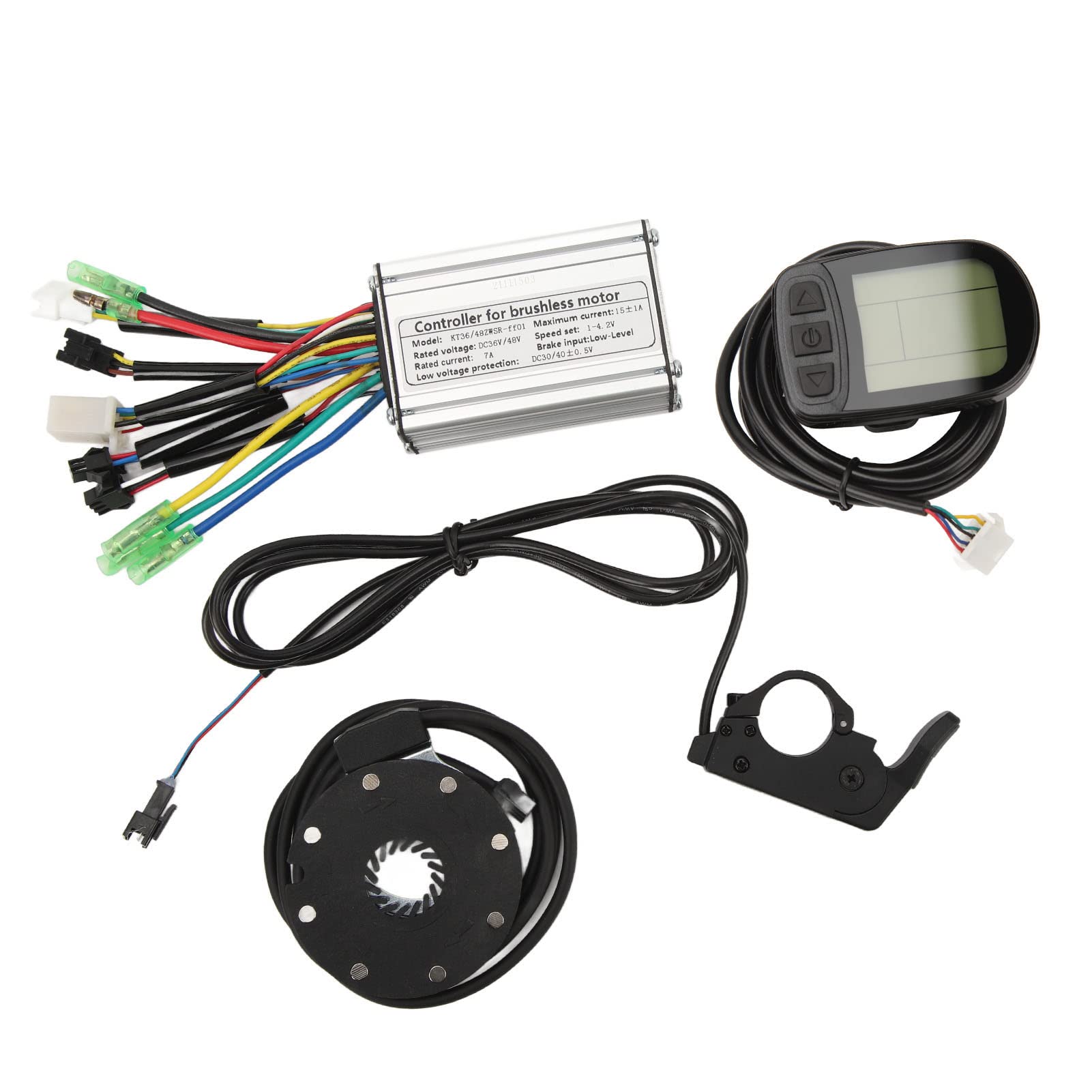 Bezszczotkowy sterownik silnika MAMJENNI, do hulajnogi elektrycznej KT 36V 48V 250W, zestaw paneli wyświetlacza LCD5, wysokowydajna kontrola mocy, trwałe maszyny elektryczne